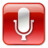 Microphone Normal Red Icon